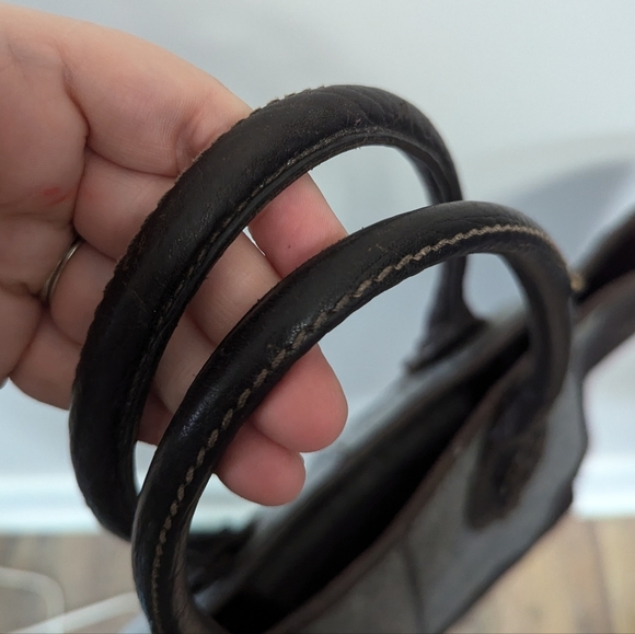 Banana Republic Y2K Leather and Wool Tote Bag - Picture 8 of 15